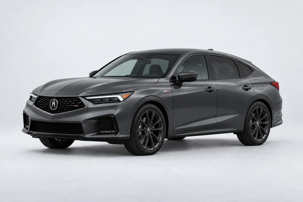 Acura Integra — вид спереди в три четверти
