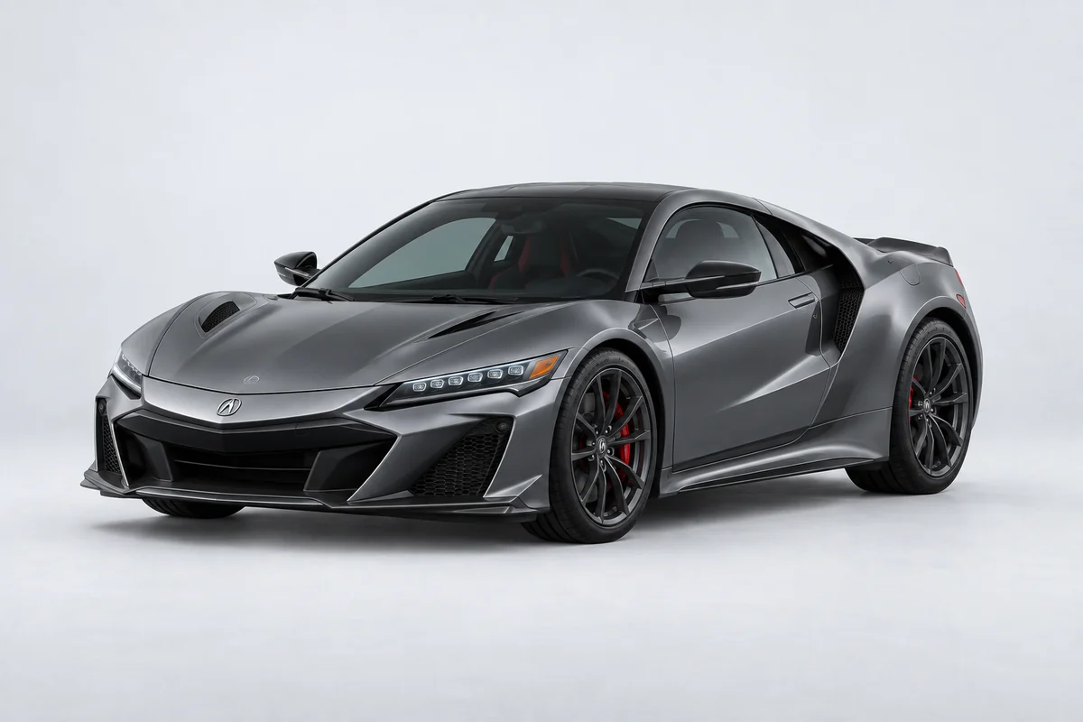 Acura NSX — вид спереди в три четверти