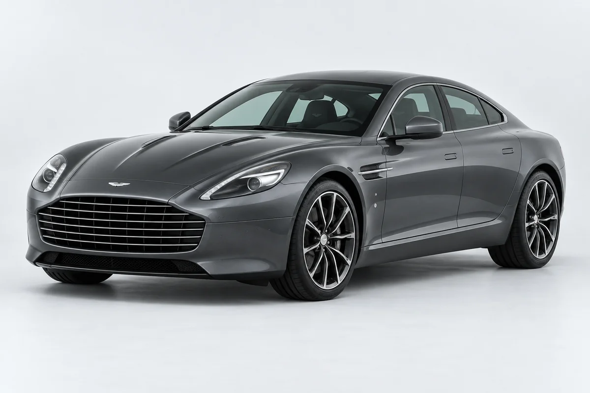 Aston Martin Rapide — вид спереди в три четверти