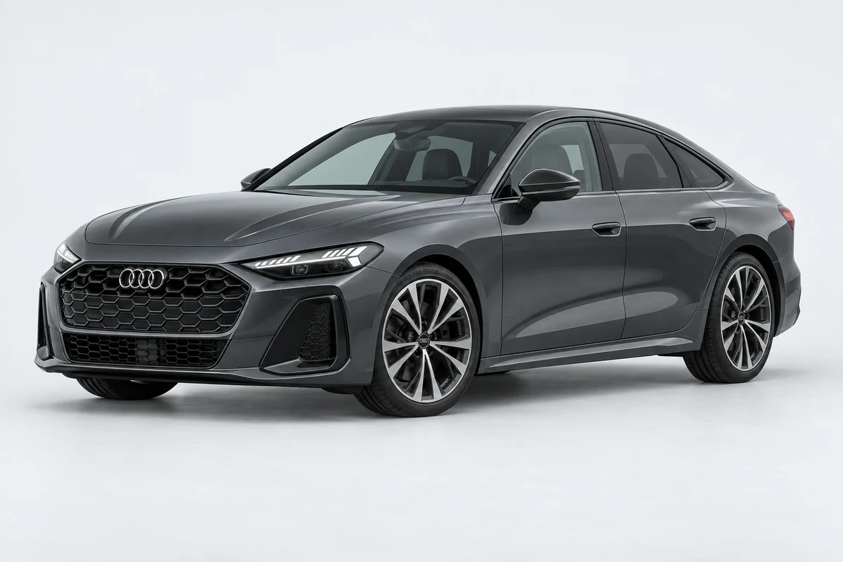 Audi A5 — вид спереди в три четверти