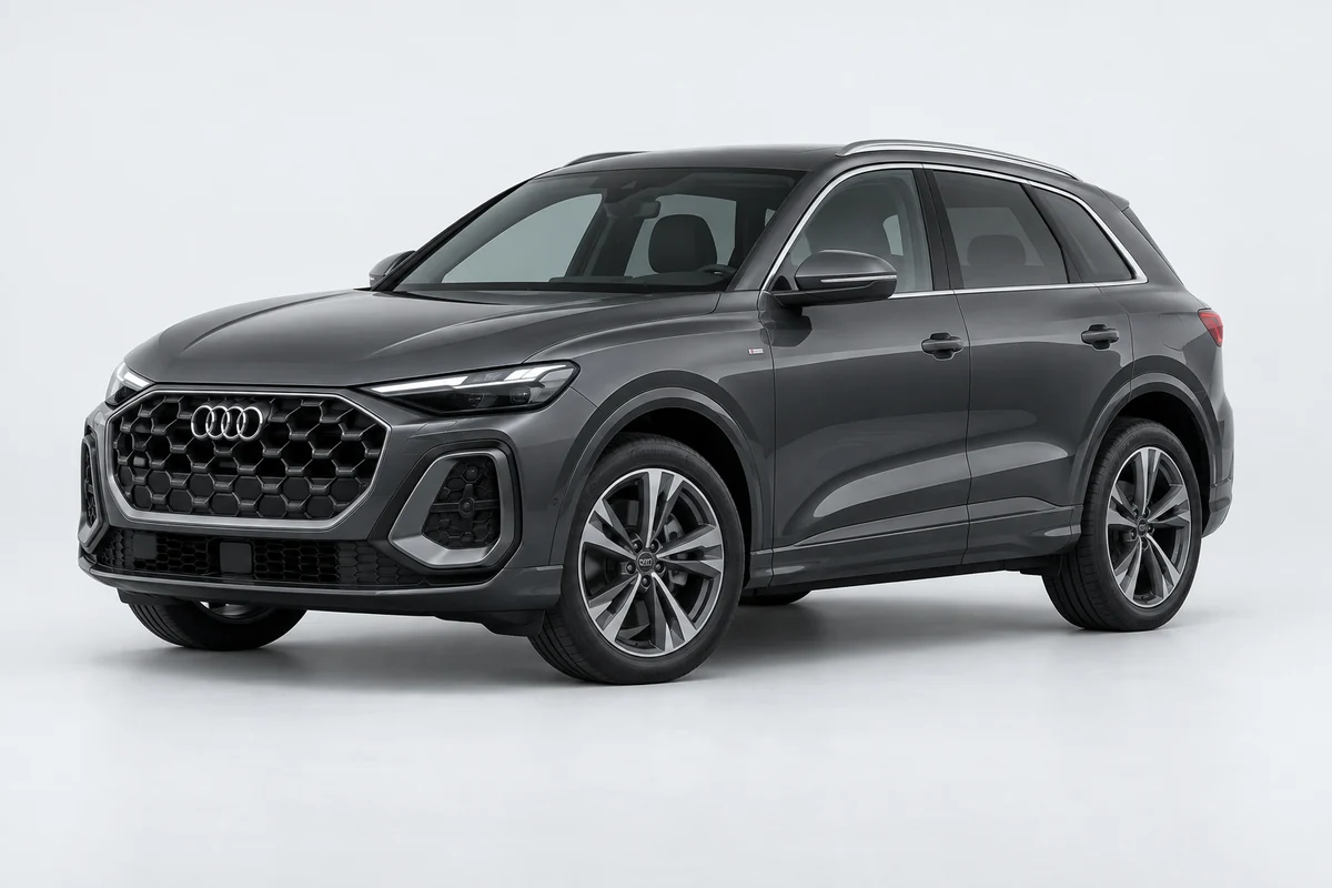 Audi Q5 — вид спереди в три четверти