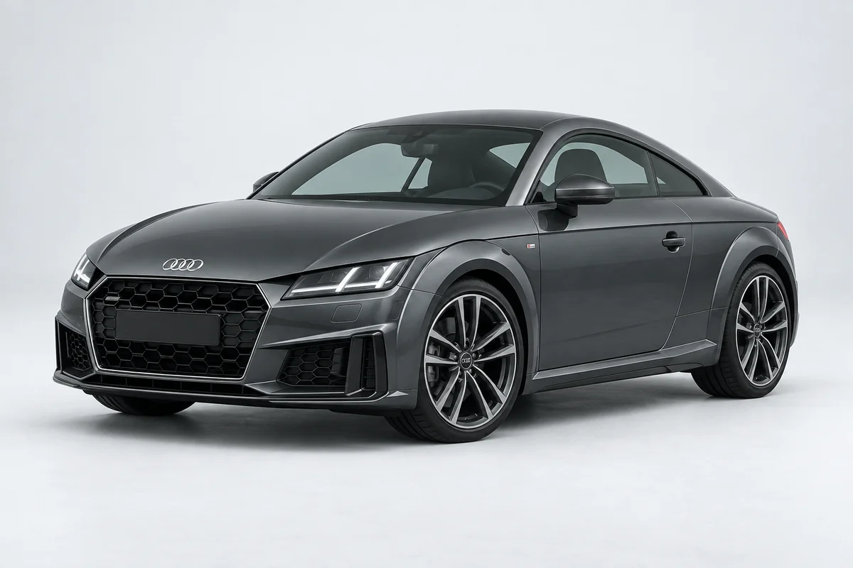 Audi TT — вид спереди в три четверти