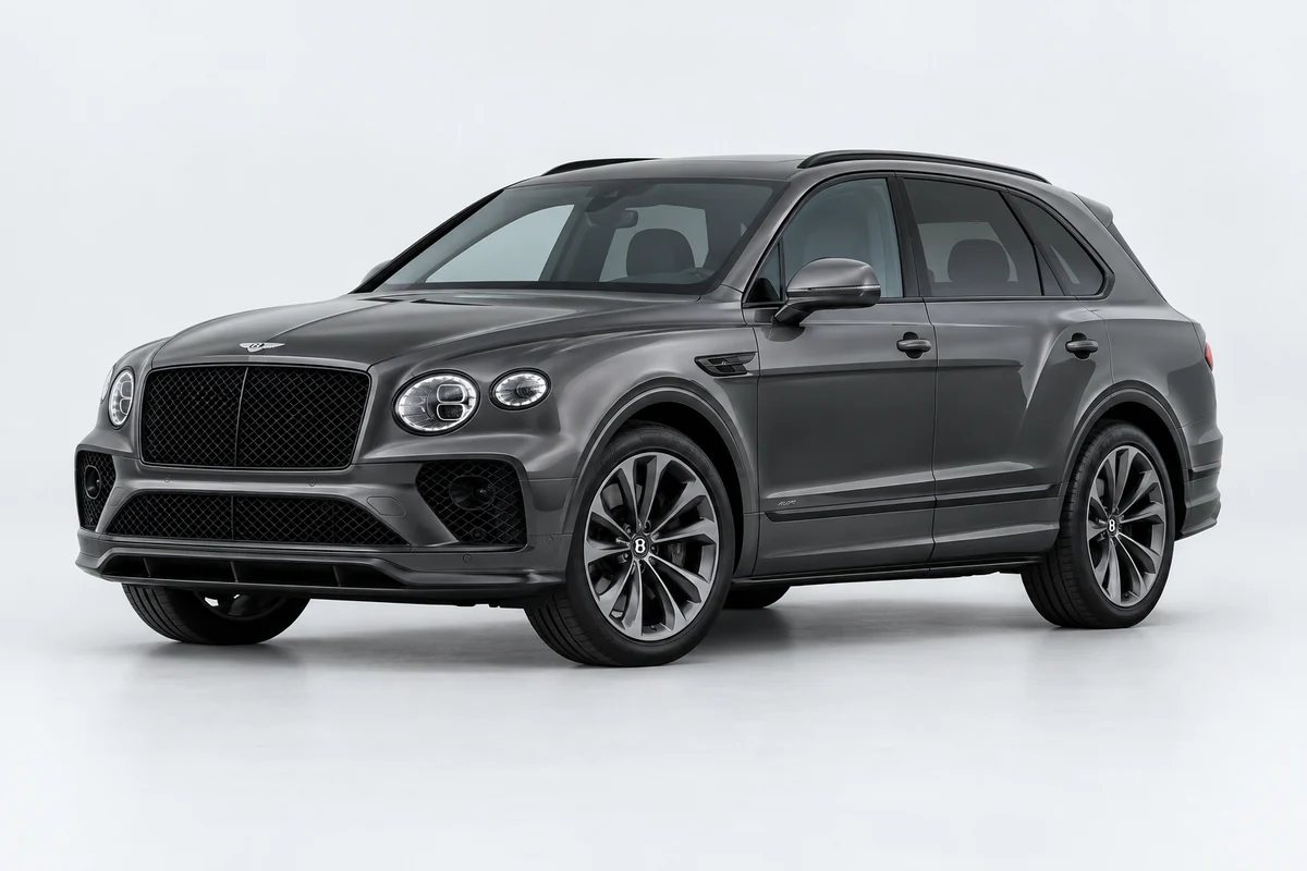 Bentley Bentayga — вид спереди в три четверти