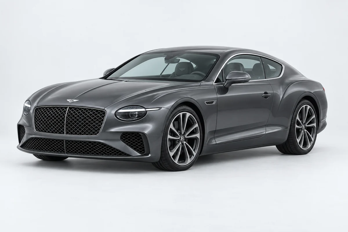 Bentley Continental GT — вид спереди в три четверти