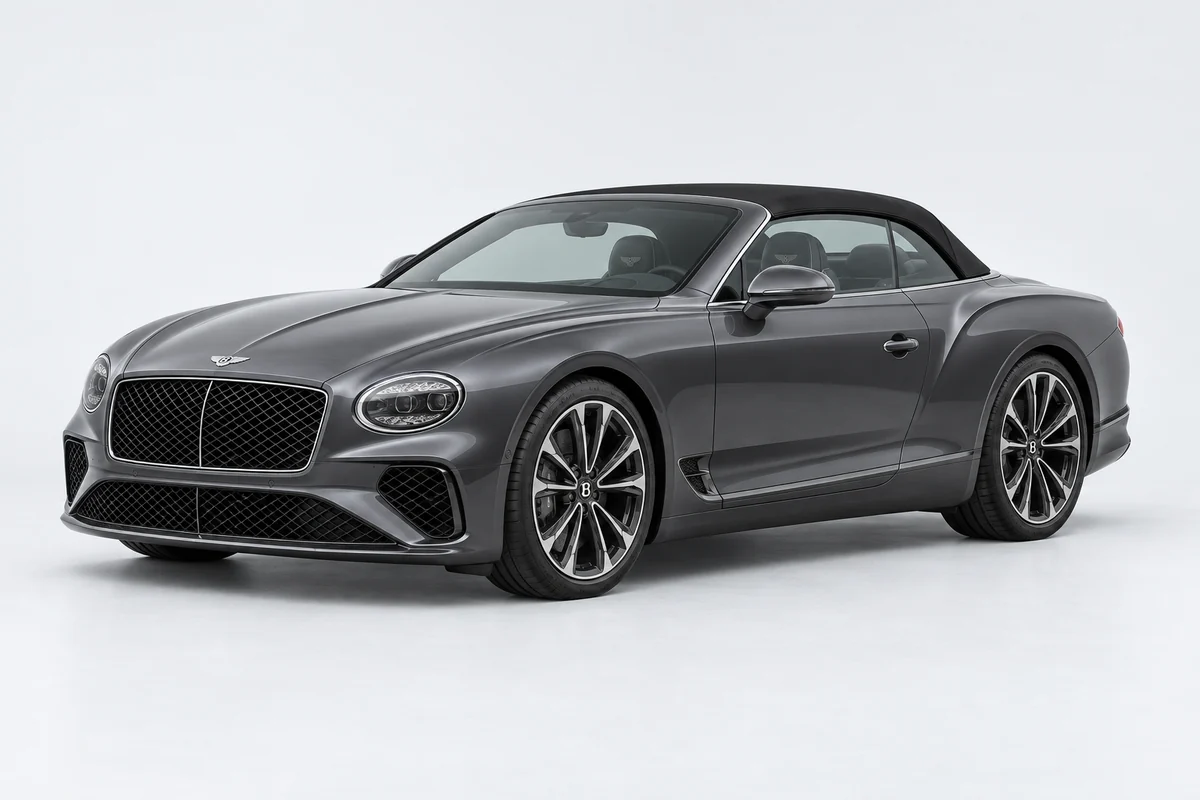 Bentley Continental GTC — вид спереди в три четверти