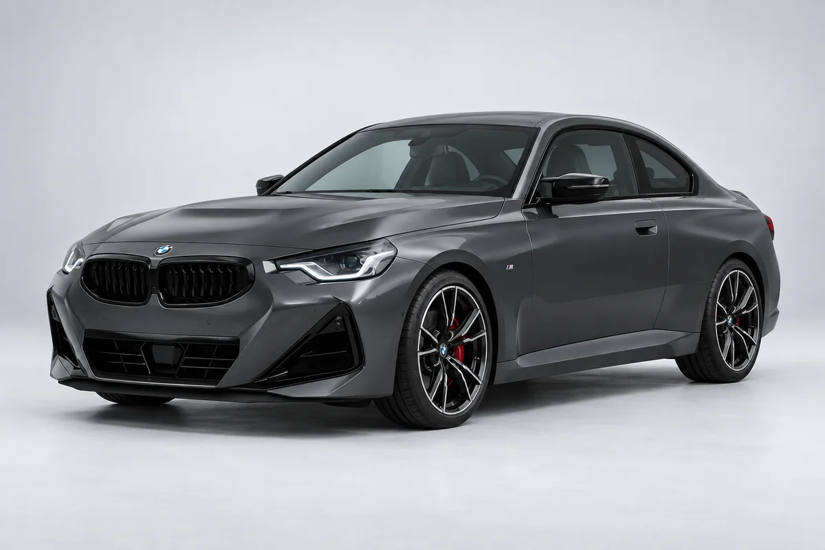 BMW 2 серии — вид спереди в три четверти