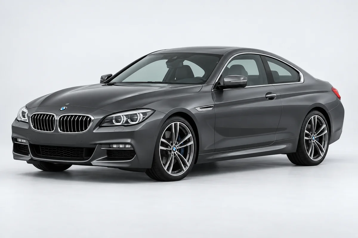 BMW 6 серии — вид спереди в три четверти