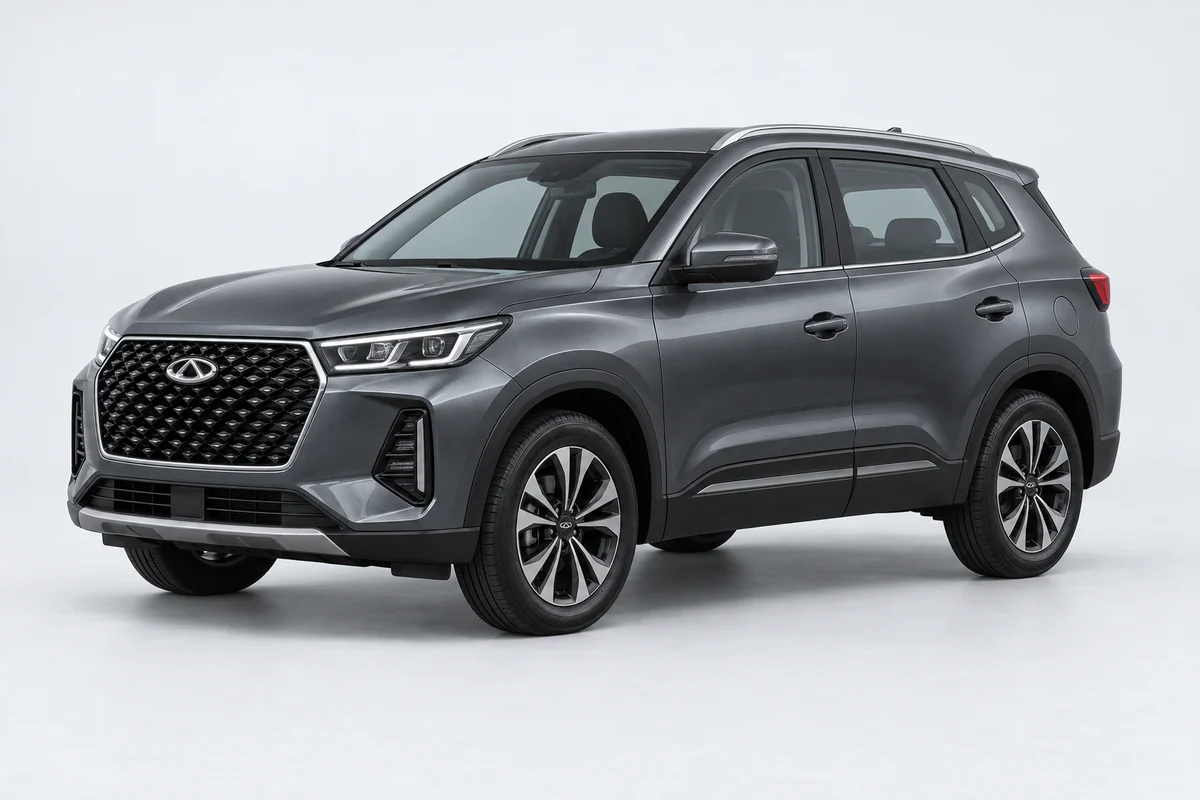 Chery Tiggo 4 — вид спереди в три четверти