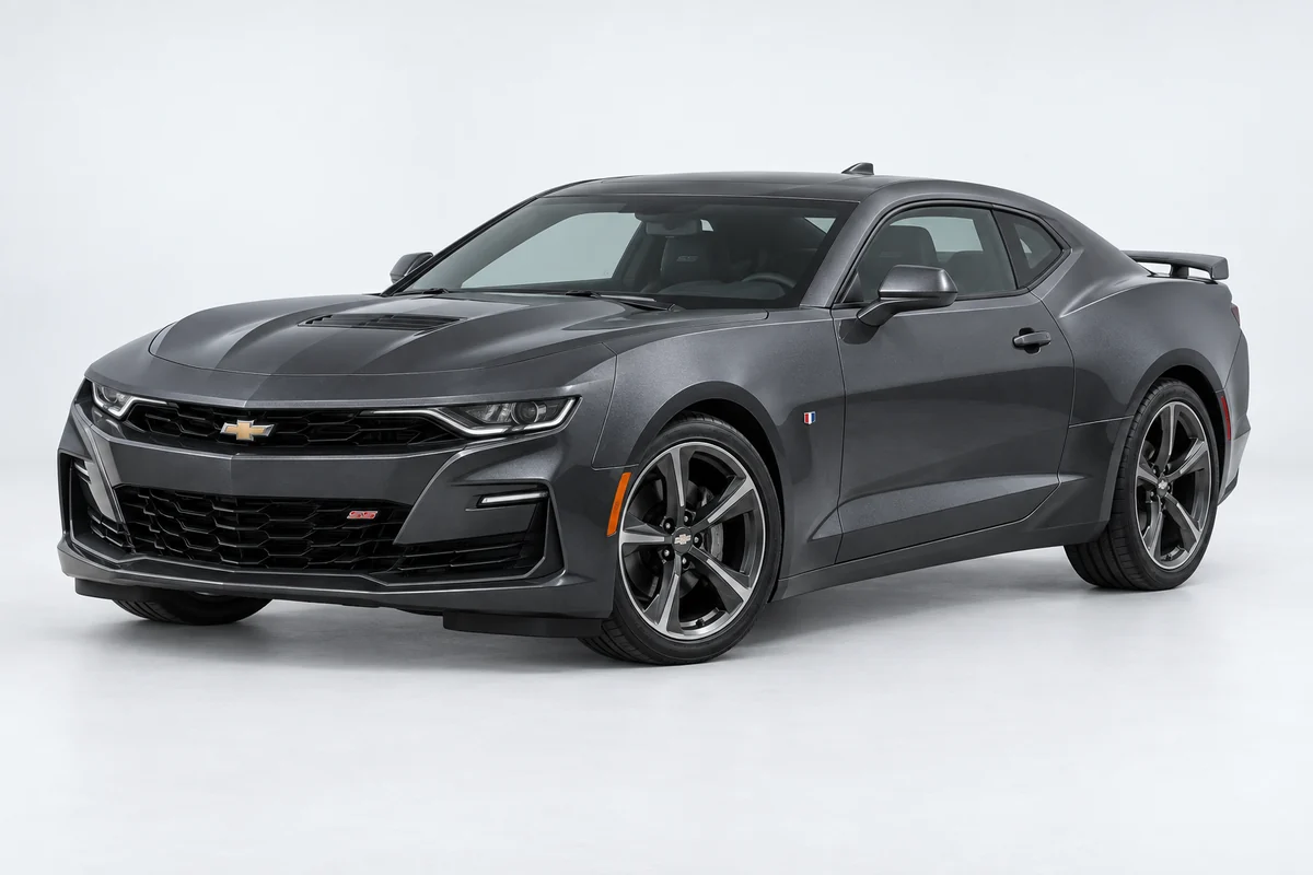 Chevrolet Camaro — вид спереди в три четверти