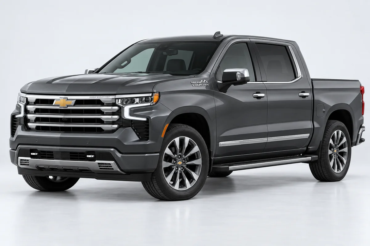 Chevrolet Silverado 1500 — вид спереди в три четверти