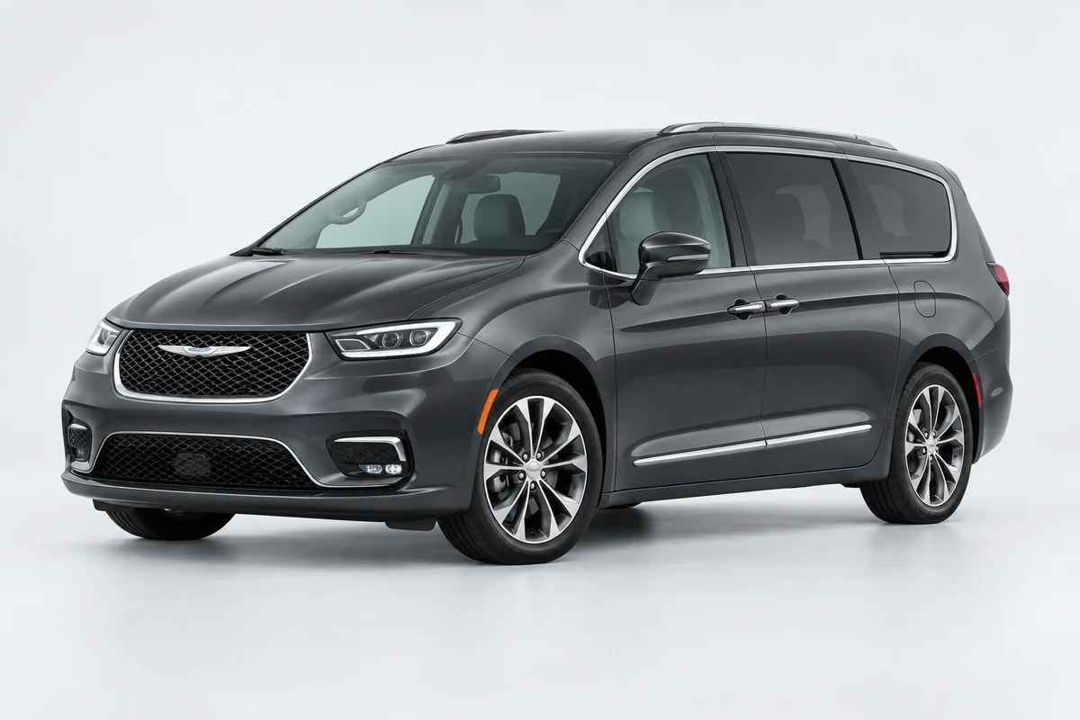 Chrysler Pacifica — вид спереди в три четверти