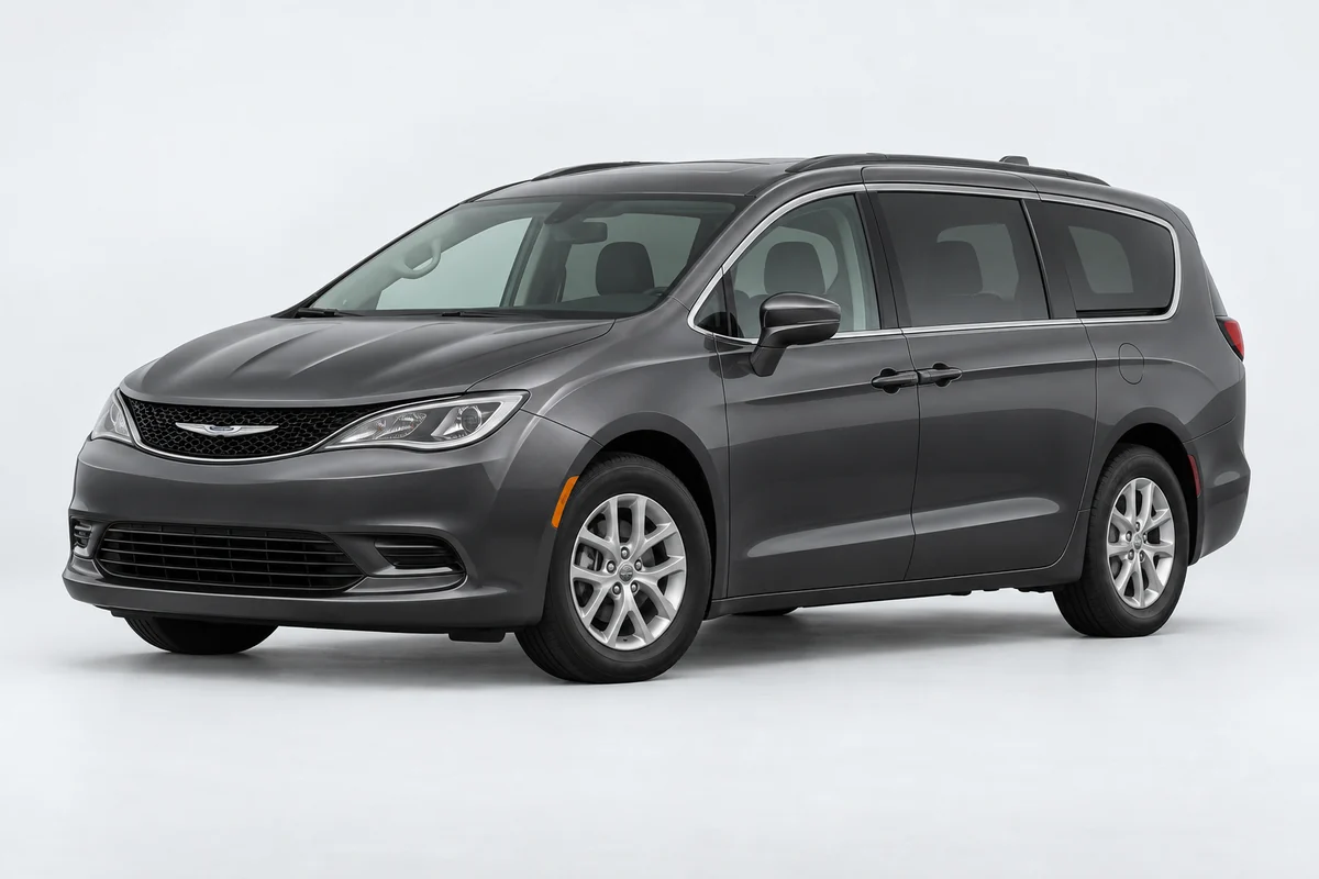 Chrysler Voyager — вид спереди в три четверти