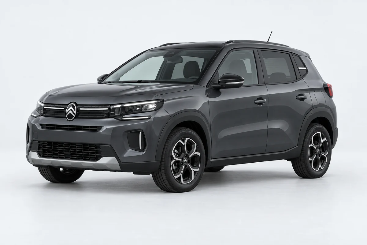 Citroën C3 — вид спереди в три четверти