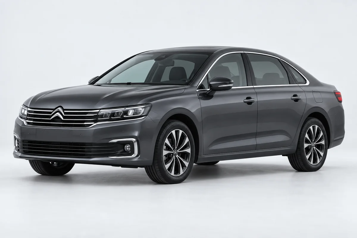 Citroën C6 — вид спереди в три четверти