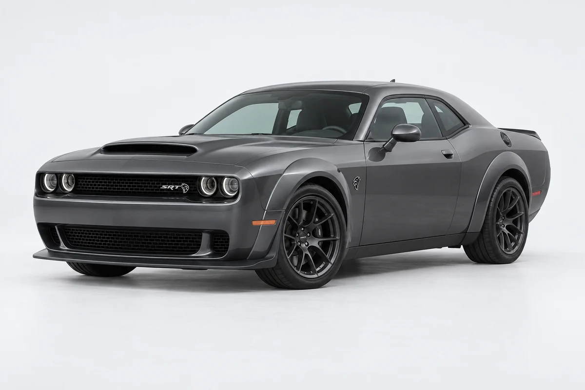 Dodge Challenger — вид спереди в три четверти