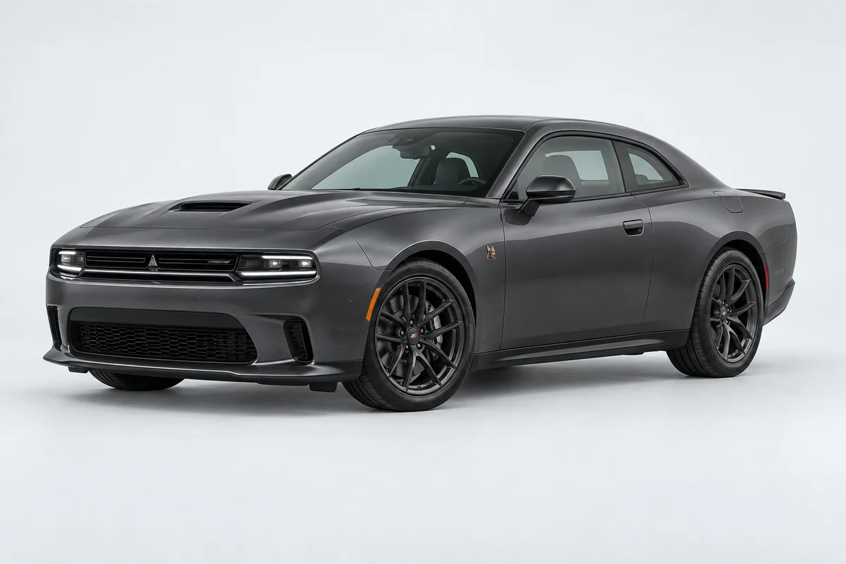 Dodge Charger — вид спереди в три четверти