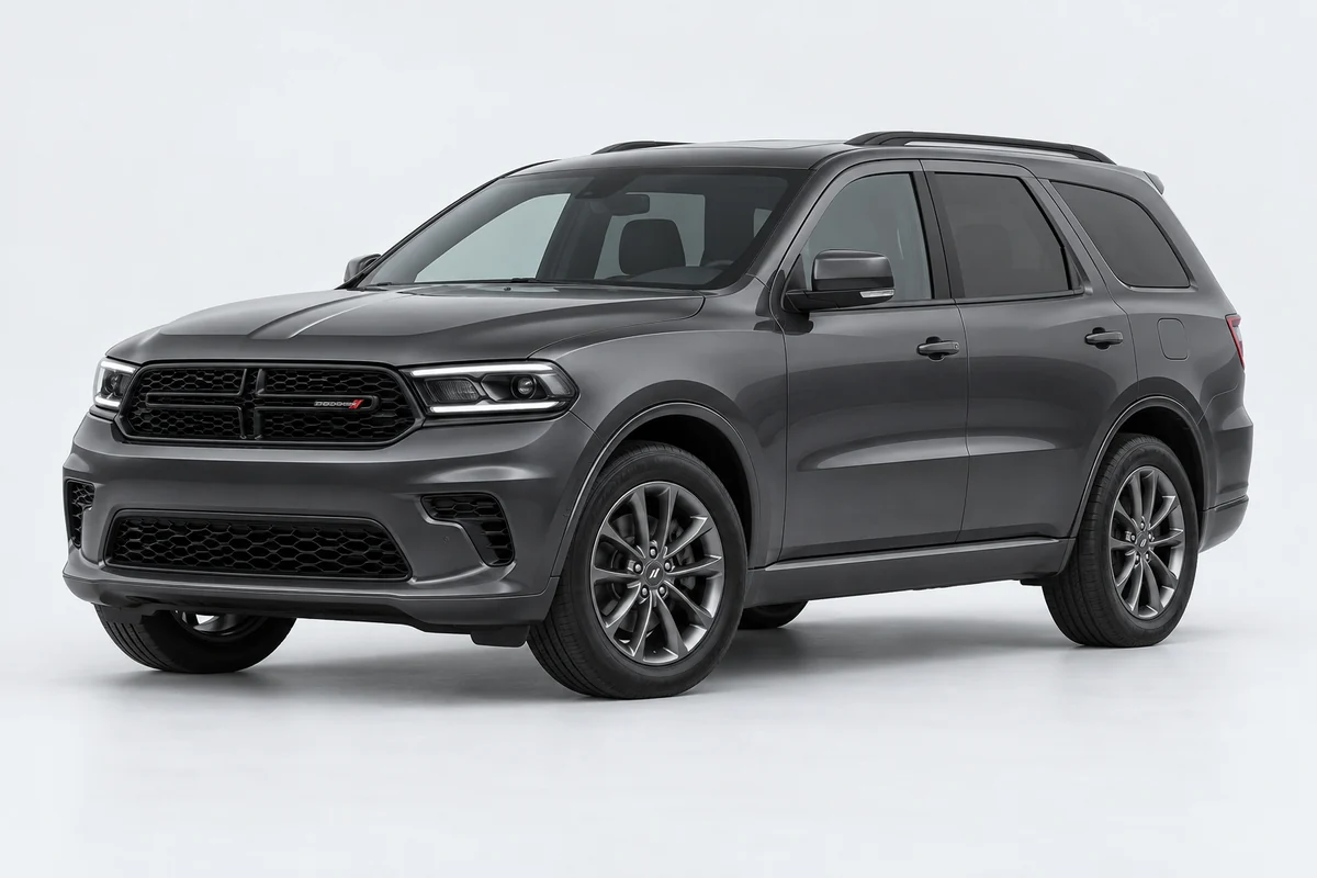 Dodge Durango — вид спереди в три четверти