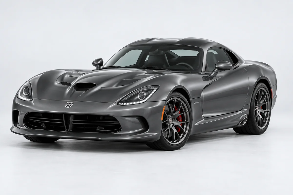Dodge Viper — вид спереди в три четверти