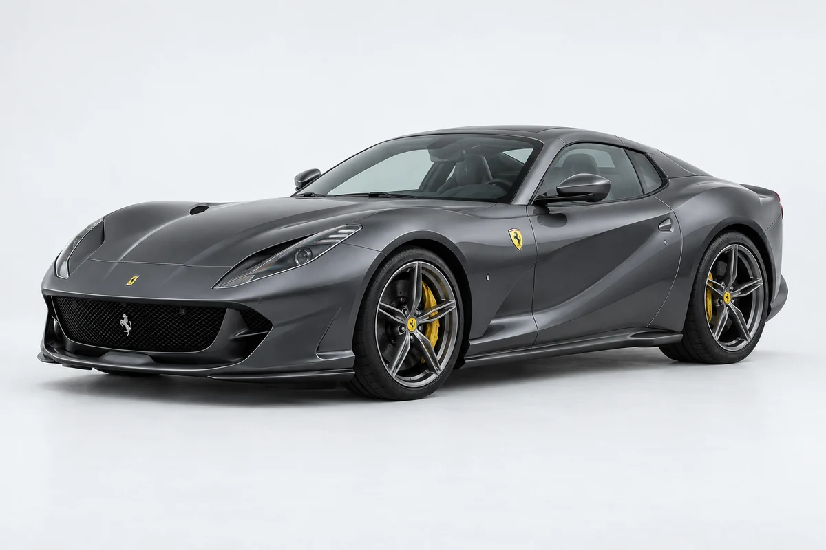 Ferrari 812 GTS — вид спереди в три четверти