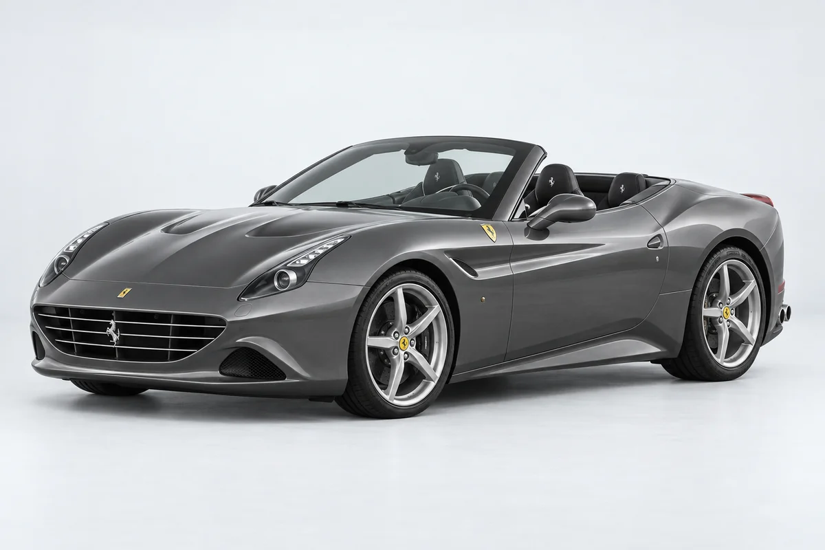 Ferrari California T — вид спереди в три четверти