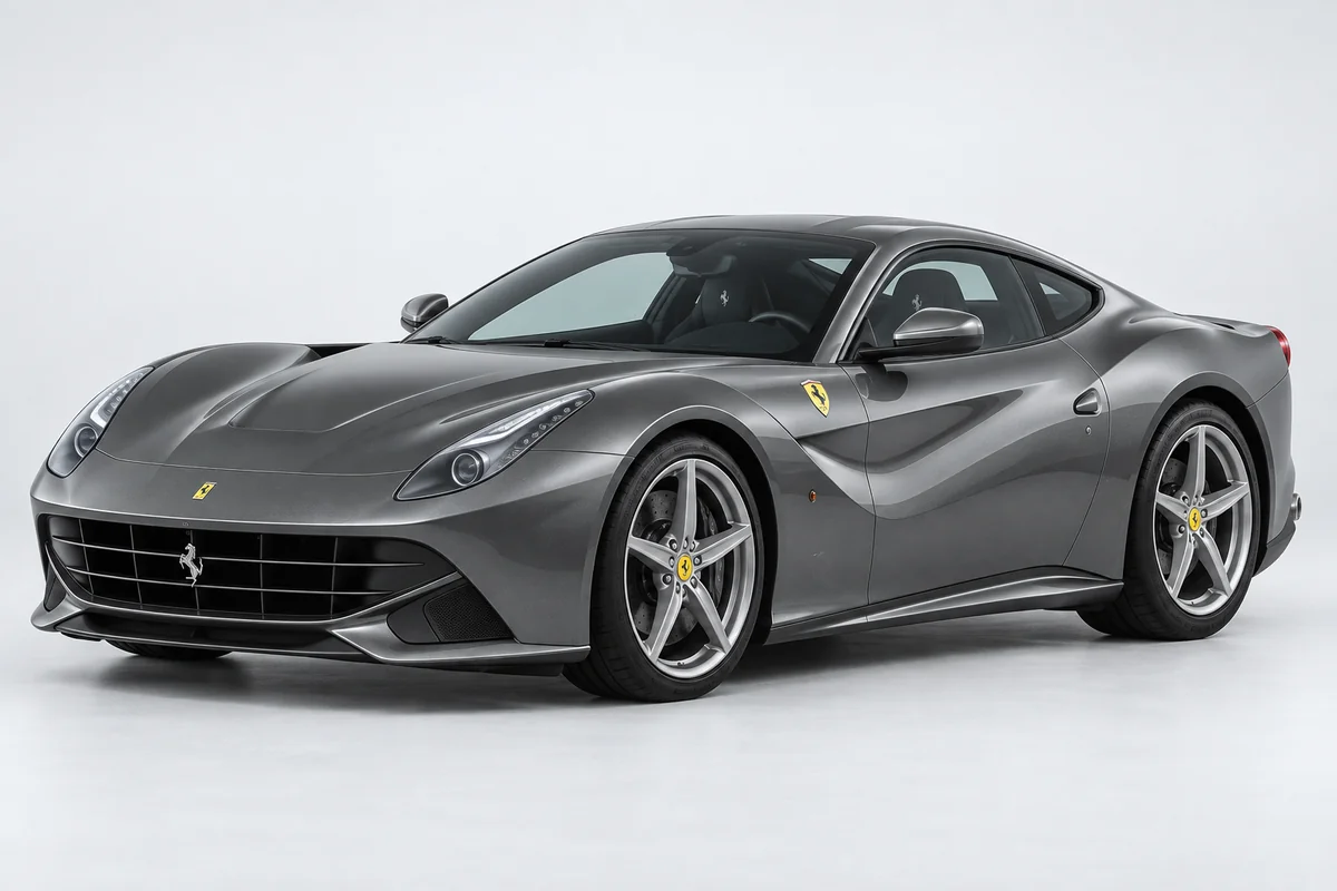 Ferrari F12 — вид спереди в три четверти