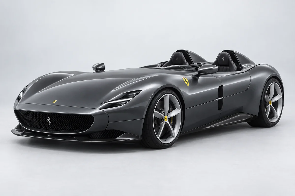Ferrari Monza — вид спереди в три четверти