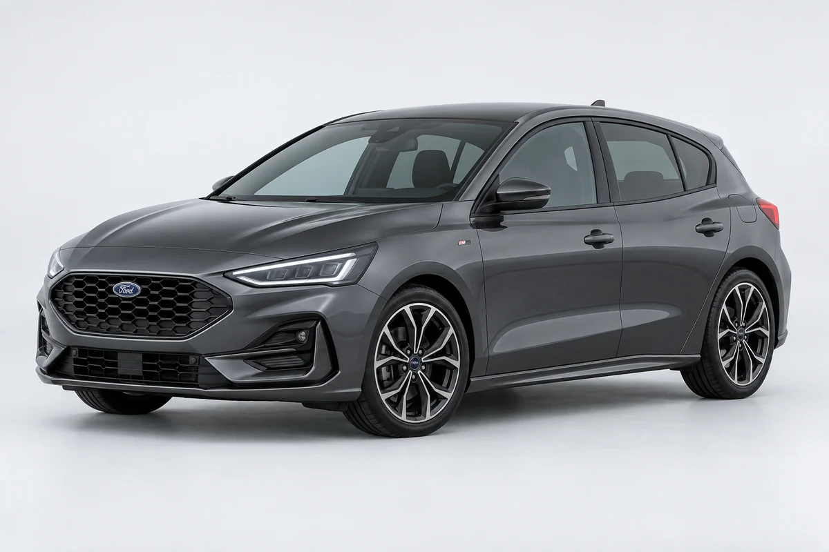 Ford Focus — вид спереди в три четверти
