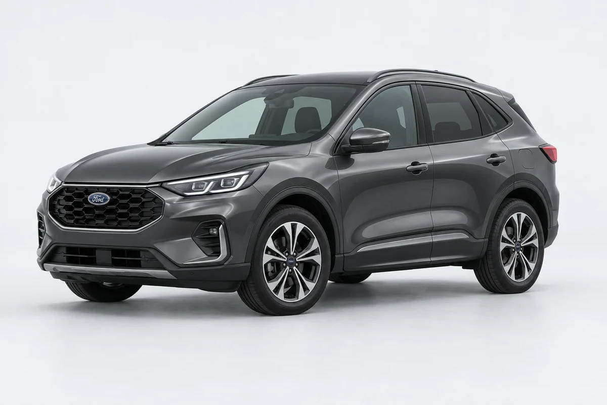 Ford Kuga — вид спереди в три четверти