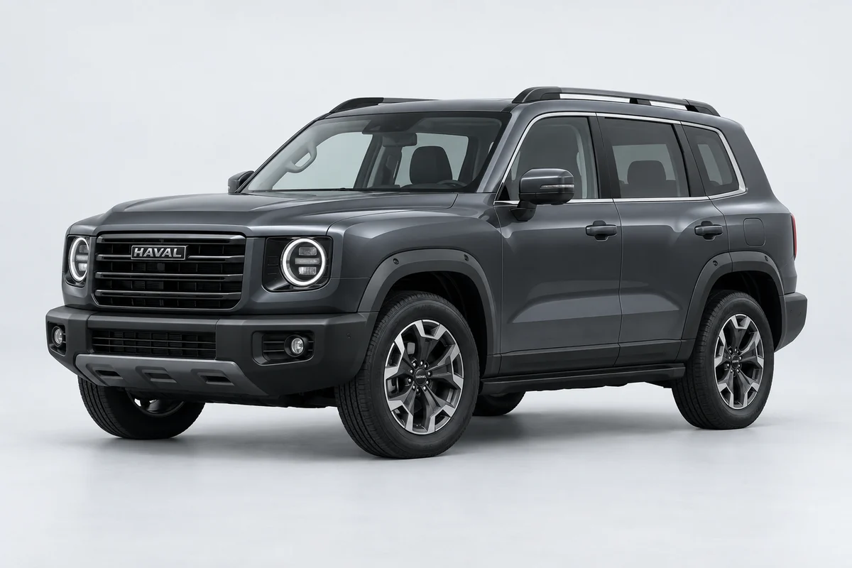 Haval Dargo — вид спереди в три четверти