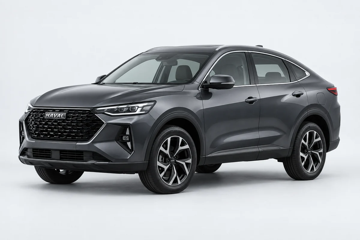 Haval F7x — вид спереди в три четверти