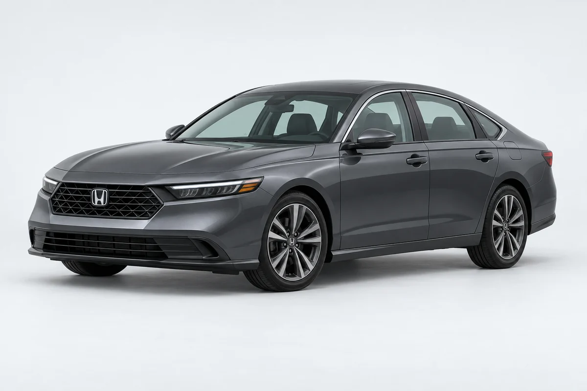 Honda Accord — вид спереди в три четверти