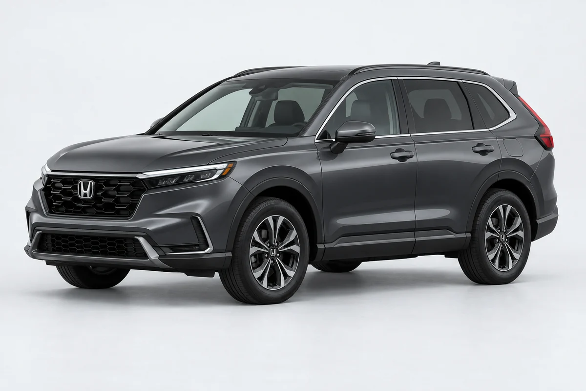 Honda CR-V — вид спереди в три четверти