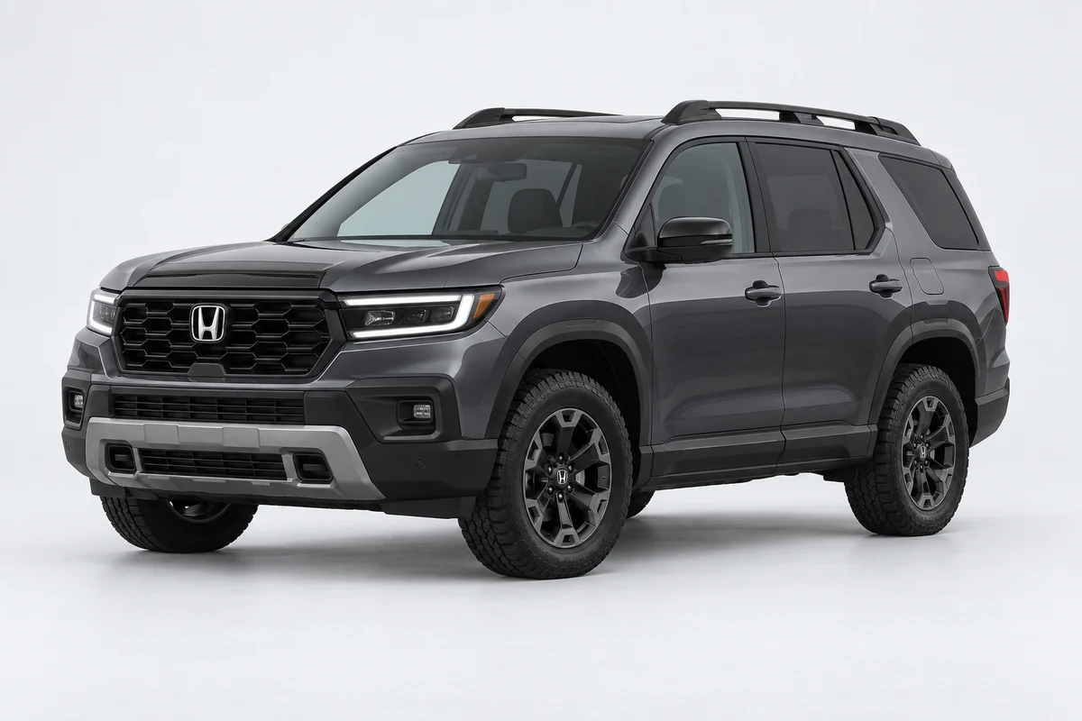 Honda Passport — вид спереди в три четверти