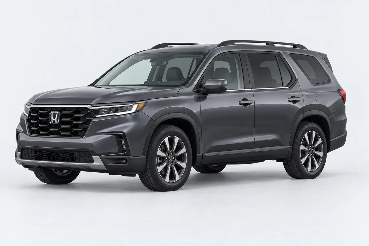 Honda Pilot — вид спереди в три четверти