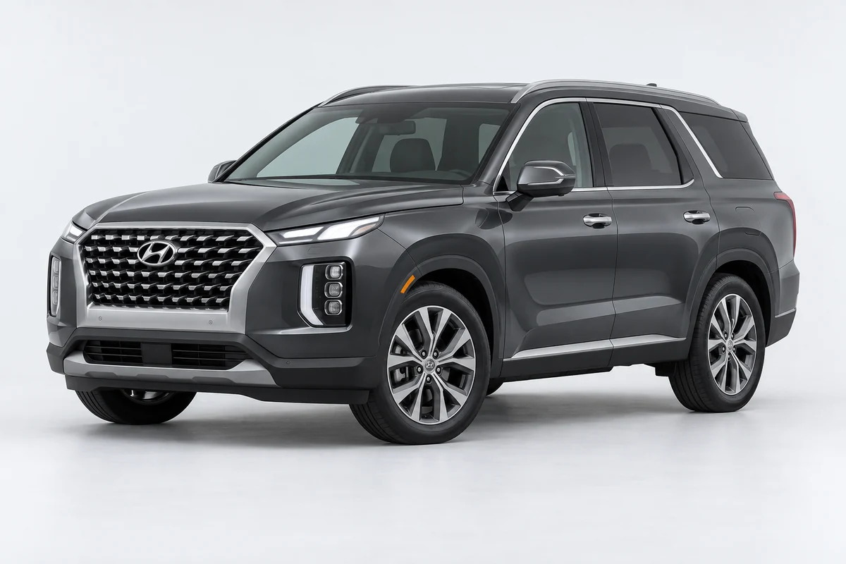 Hyundai Palisade — вид спереди в три четверти