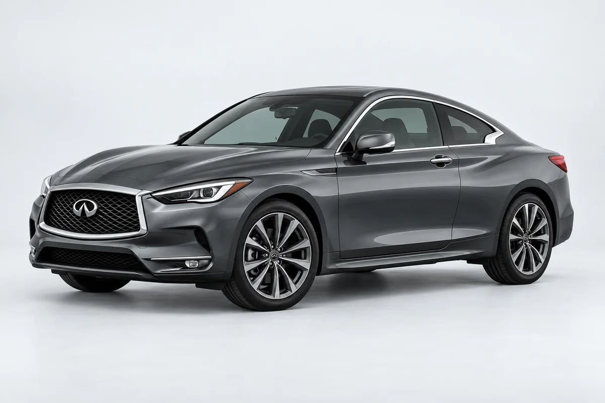 Infiniti Q60 — вид спереди в три четверти