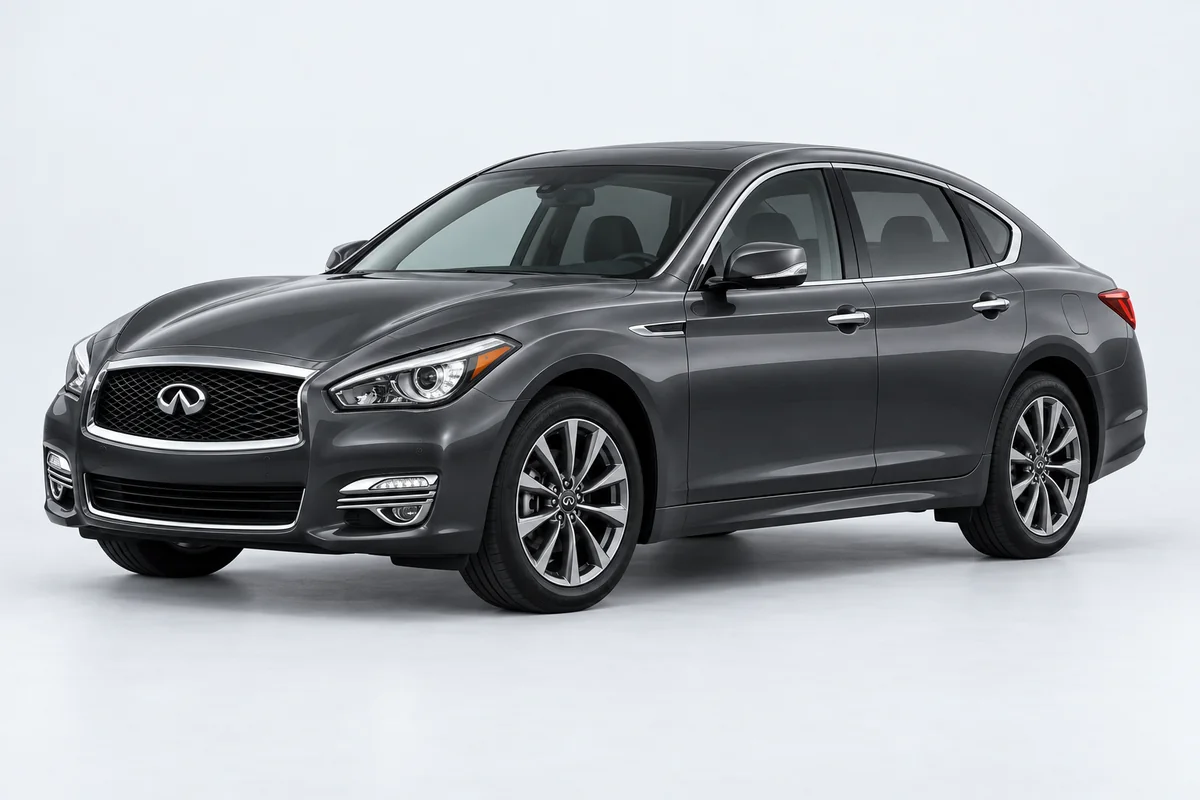 Infiniti Q70 — вид спереди в три четверти