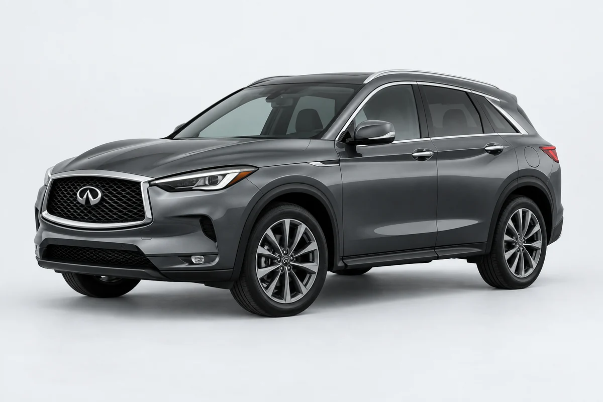 Infiniti QX50 — вид спереди в три четверти
