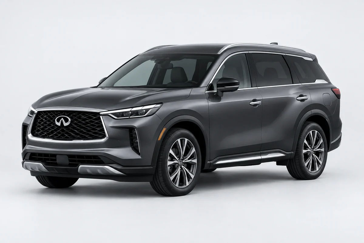 Infiniti QX60 — вид спереди в три четверти