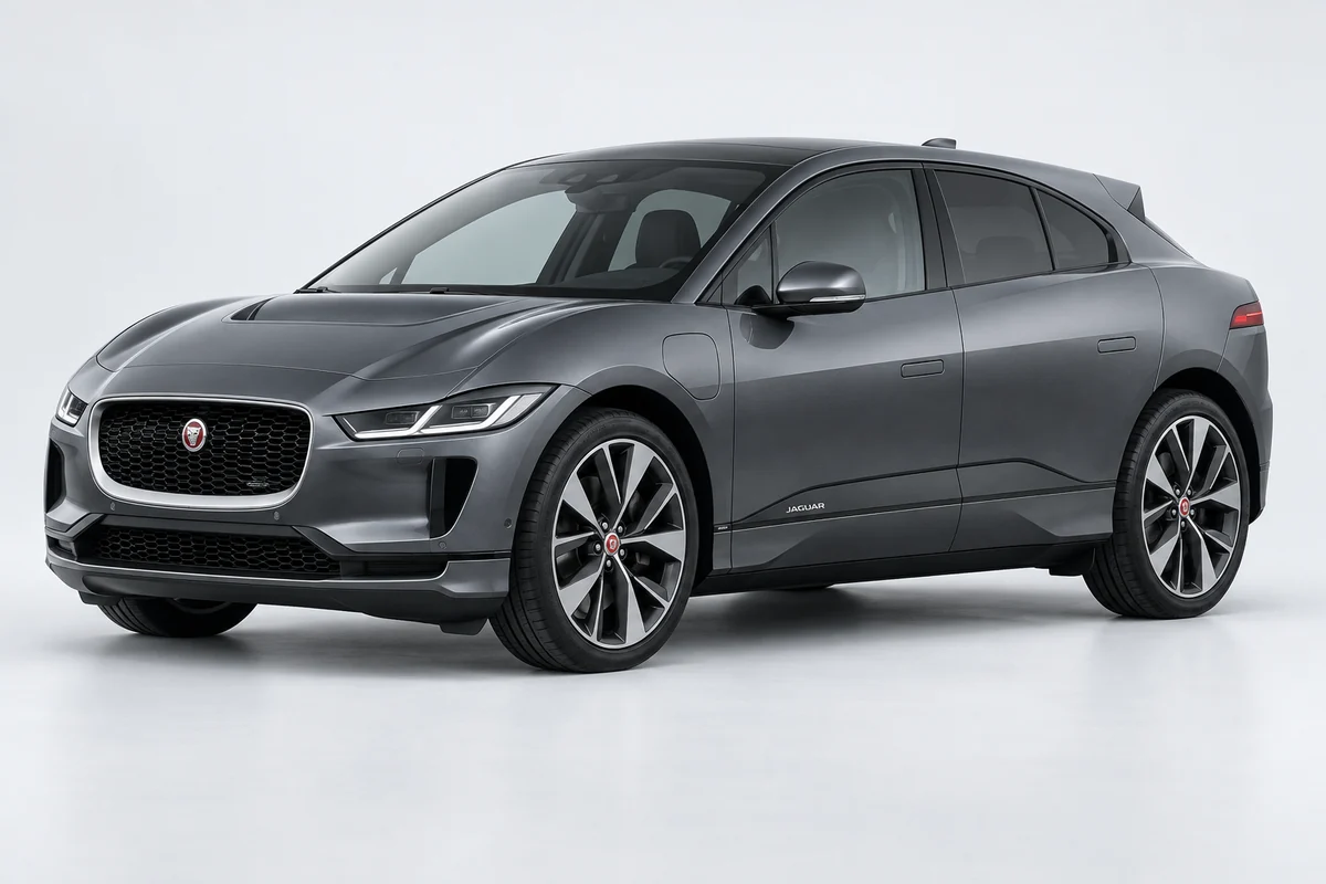 Jaguar I-PACE — вид спереди в три четверти
