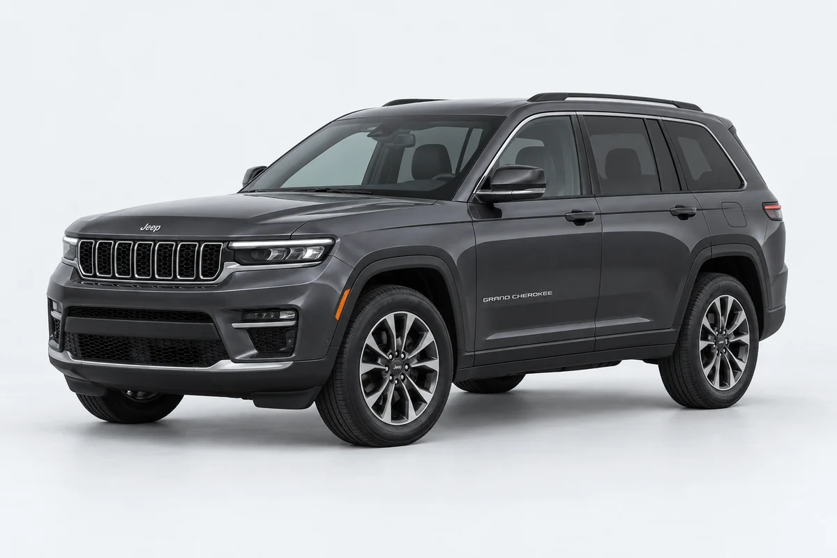 Jeep Grand Cherokee — вид спереди в три четверти