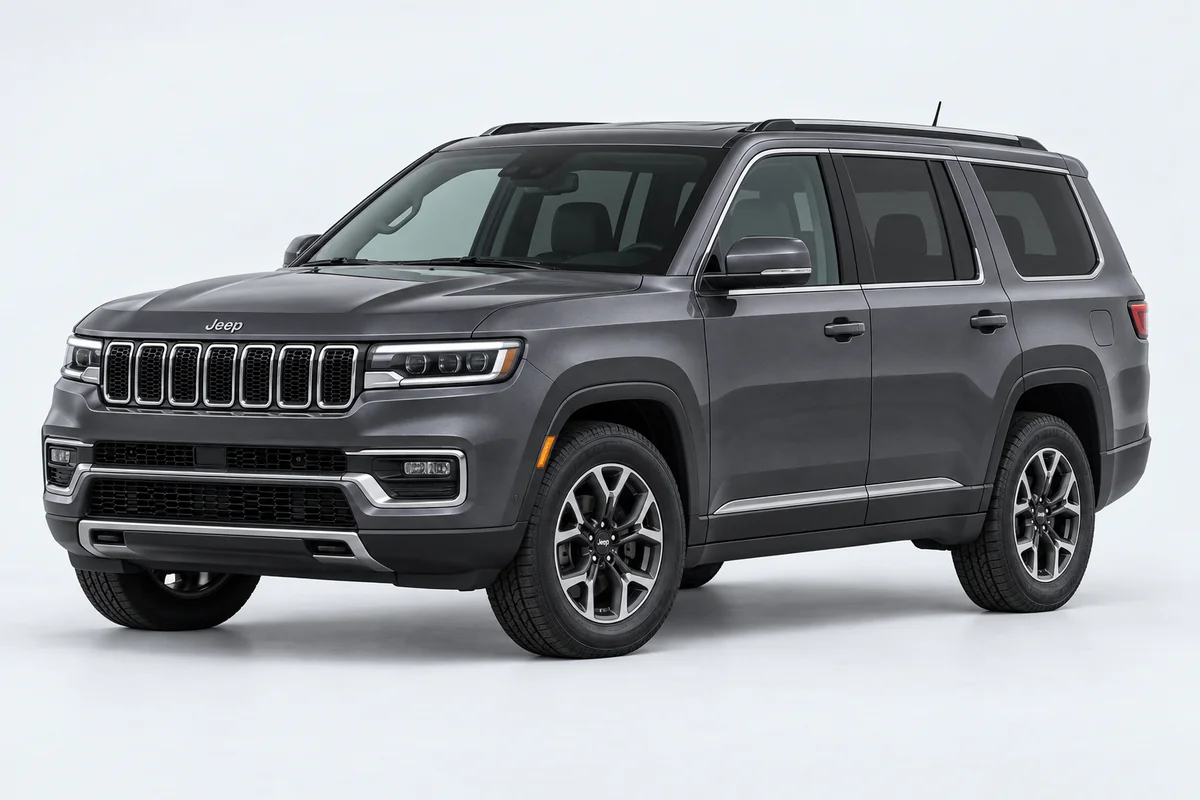 Jeep Wagoneer — вид спереди в три четверти