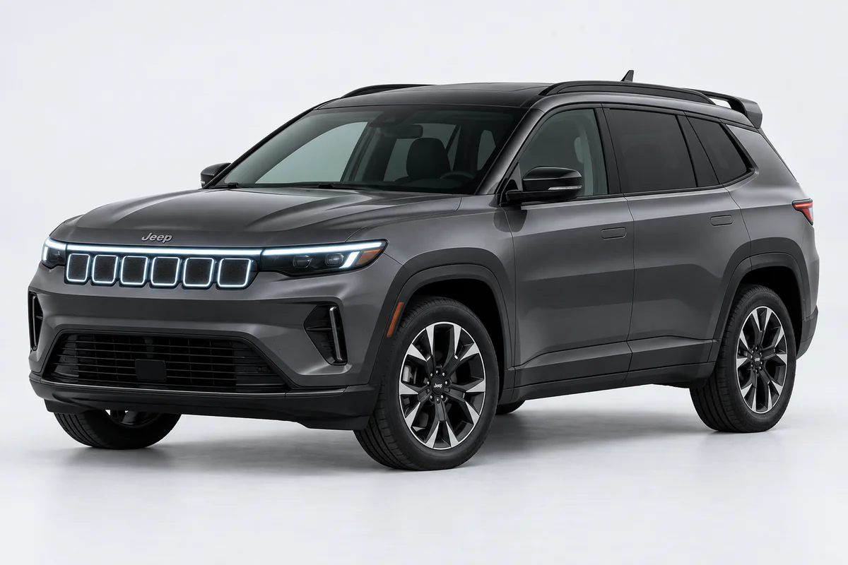 Jeep Wagoneer S — вид спереди в три четверти