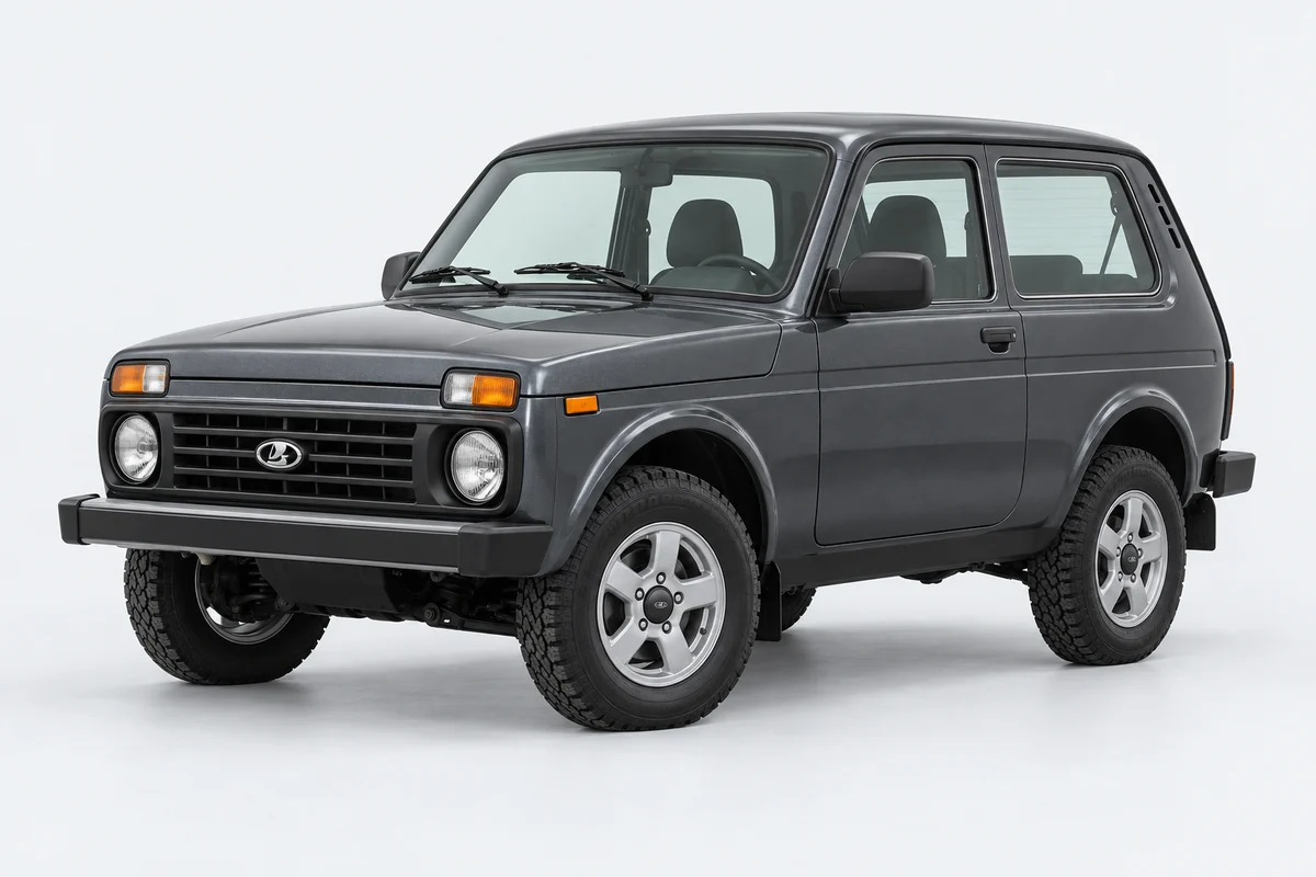 LADA Niva Legend — вид спереди в три четверти