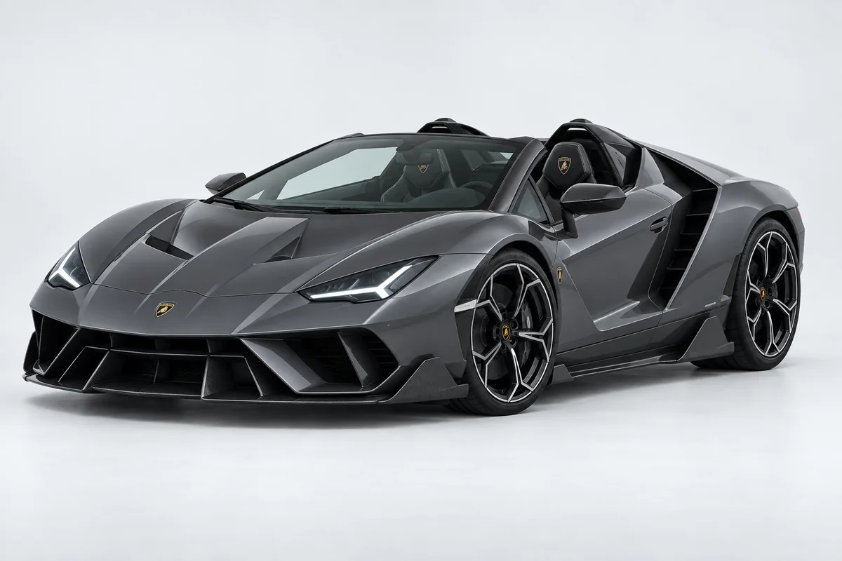Lamborghini Centenario — вид спереди в три четверти