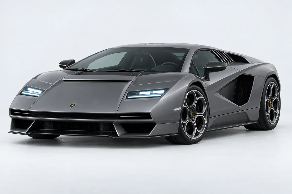Lamborghini Countach LPI 800-4 — вид спереди в три четверти