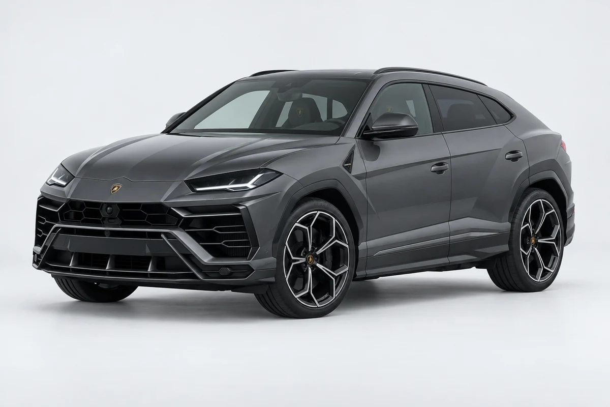 Lamborghini Urus — вид спереди в три четверти