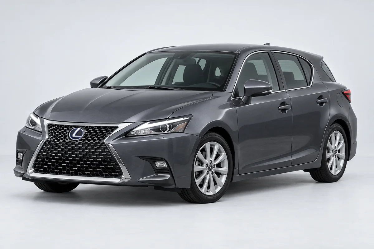 Lexus CT — вид спереди в три четверти