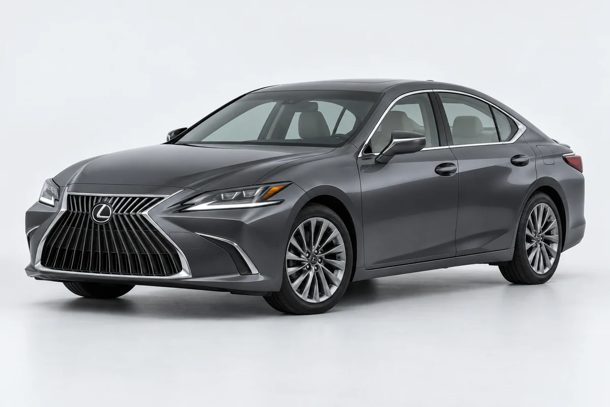 Lexus ES — вид спереди в три четверти