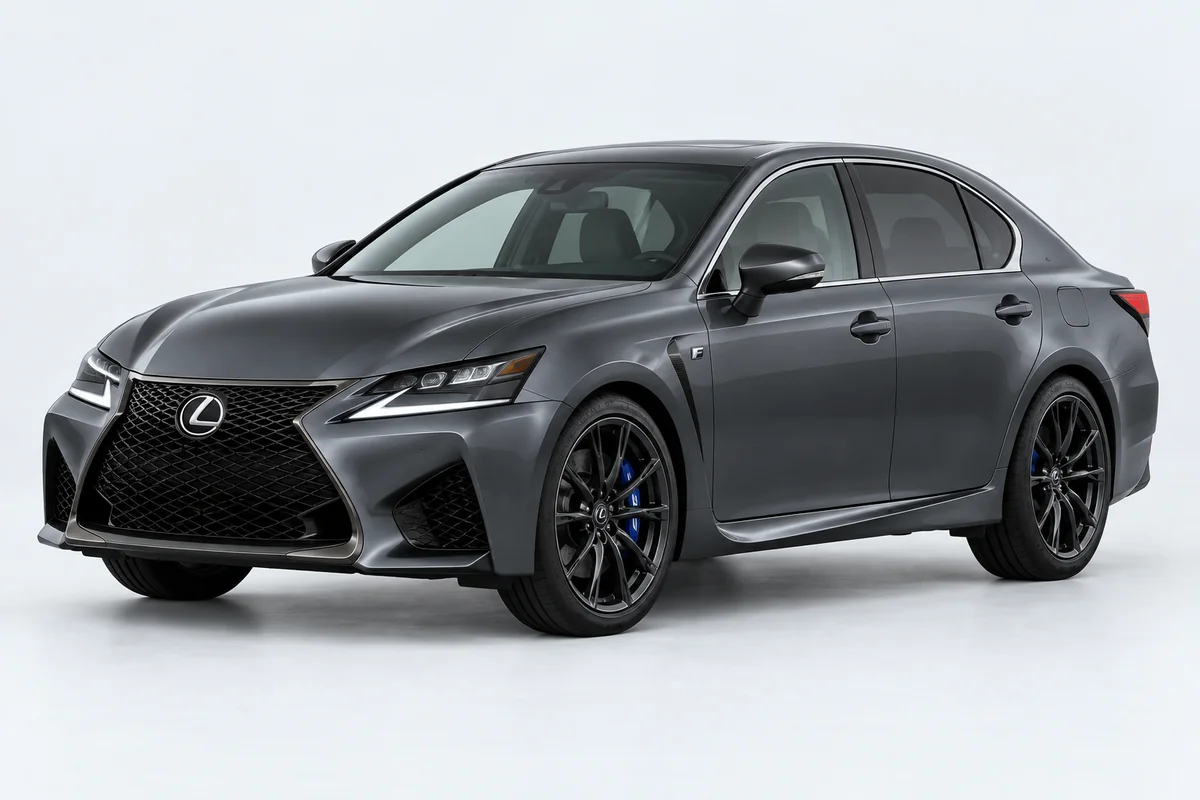 Lexus GS — вид спереди в три четверти